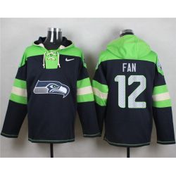 Cheap 12th Fan Seahawks Hoodie From China Blue #12