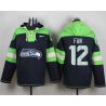 Cheap 12th Fan Seahawks Hoodie From China Blue #12