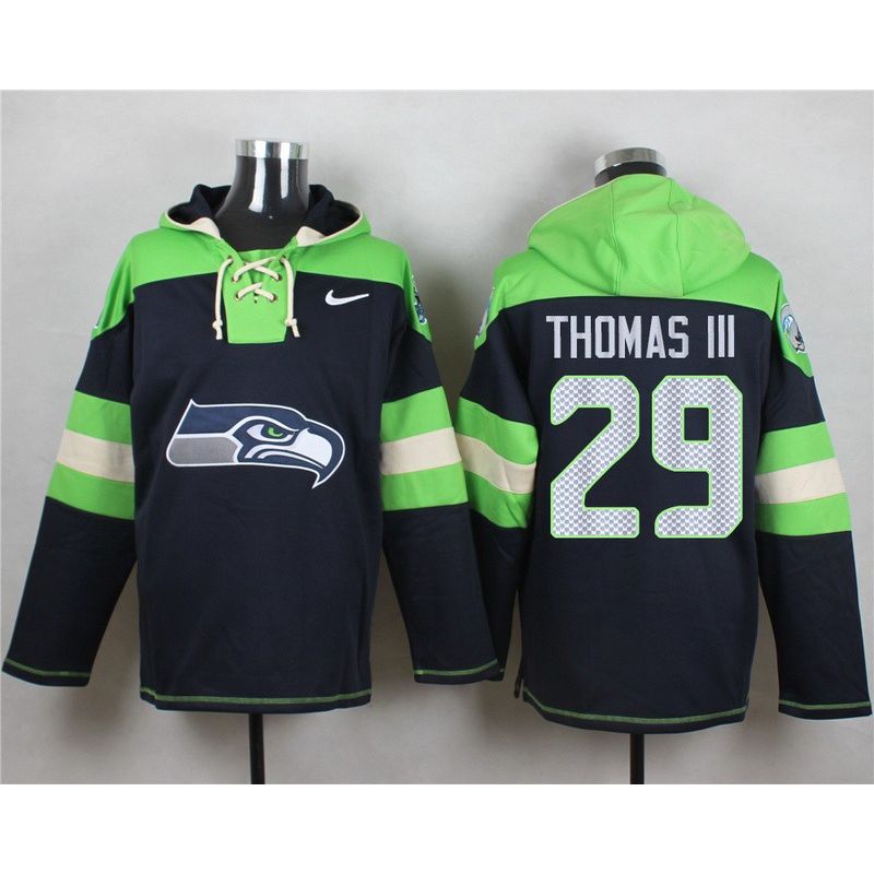 Cheap Earl Thomas III Seahawks Hoodie From China Blue #29