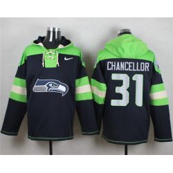 Cheap Kam Chancellor Seahawks Hoodie From China Blue #31