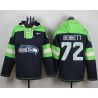 Cheap Michael Bennett Seahawks Hoodie From China Blue #72