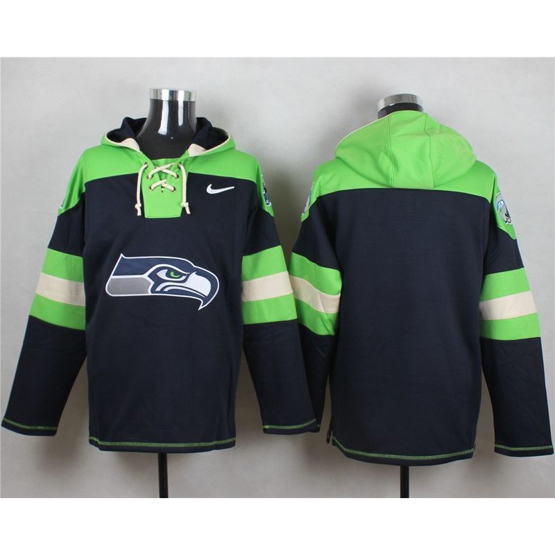 Cheap Seahawks Hoodie From China Blue Blank