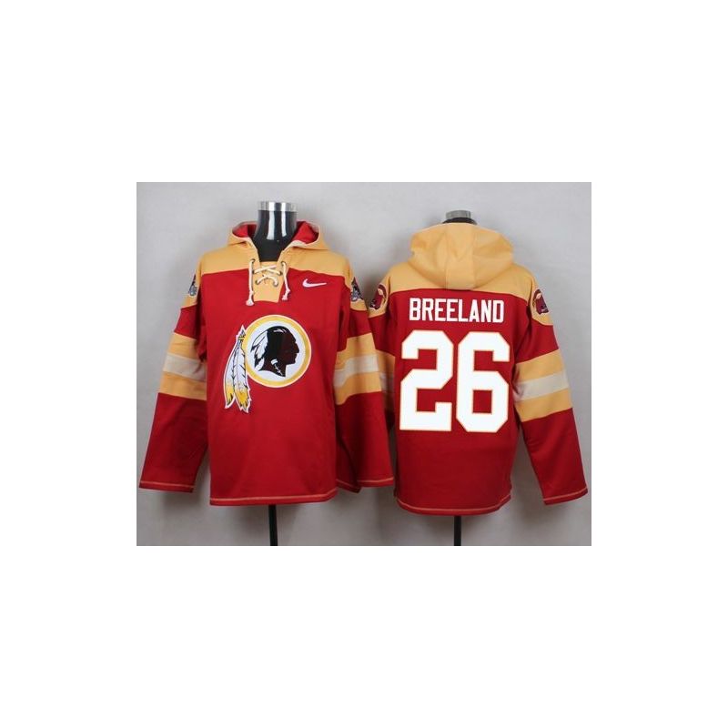 Cheap Bashaud Breeland Redskins Hoodie From China Red #26
