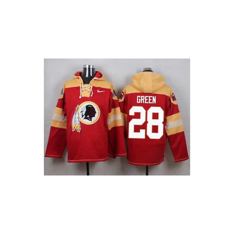 Cheap Darrell Green Redskins Hoodie From China Red #28