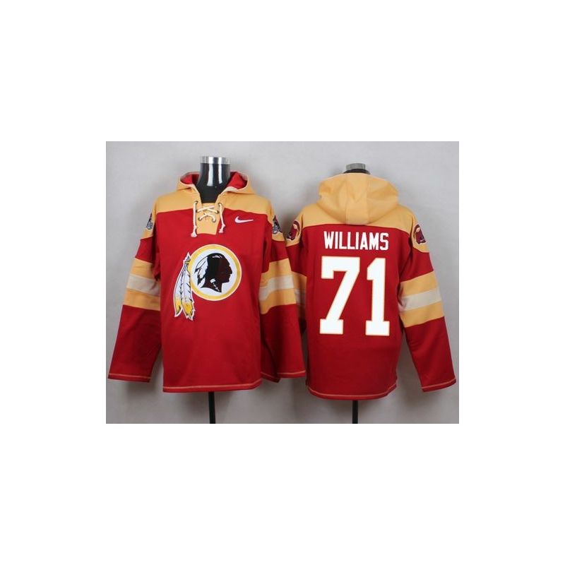 Cheap Trent Williams Redskins Hoodie From China Red #71