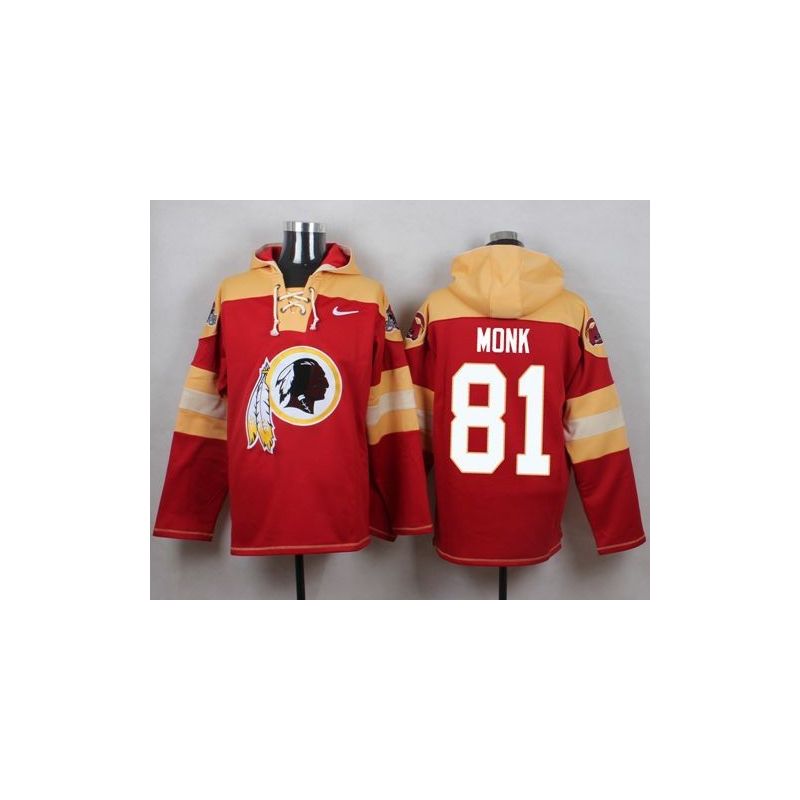 Cheap Art Monk Redskins Hoodie From China Red #81
