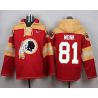 Cheap Art Monk Redskins Hoodie From China Red #81