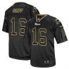 Cheap Jared Goff Rams Jersey From China Black Lights out #16