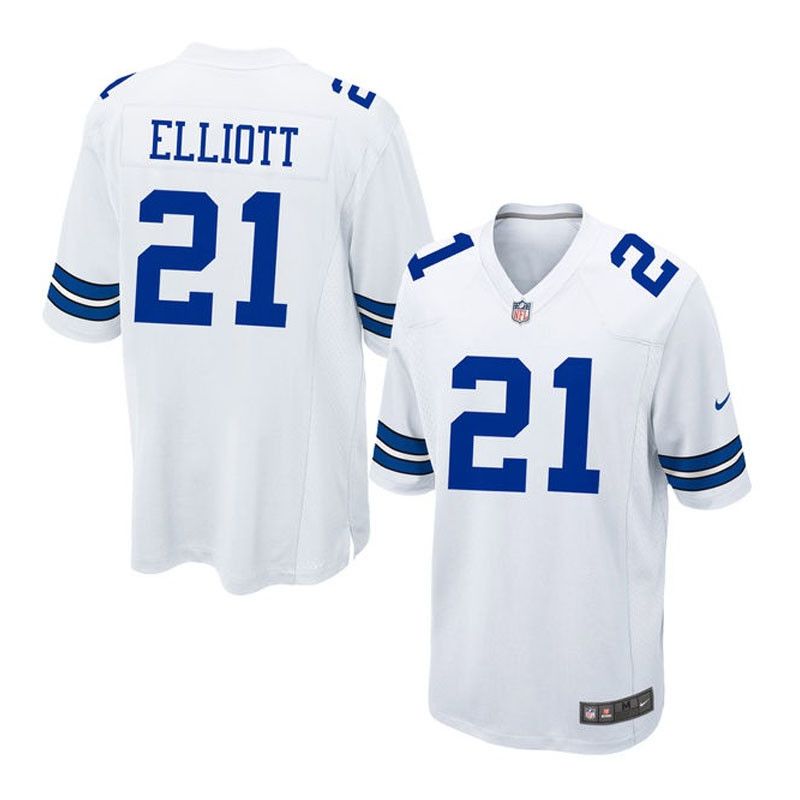 Cheap Ezekiel Elliott Cowboys Jersey From China White Limited #21