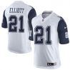 Cheap Ezekiel Elliott Cowboys Jersey From China White Rush Limited #21