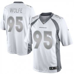 Cheap Derek Wolfe Broncos Jersey From China Platinum #95