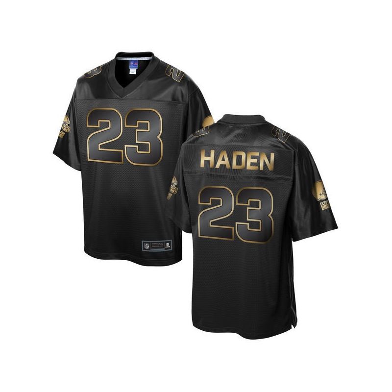 Cheap Joe Haden Browns Jersey From China ProLine Black 2016 Gold Collection #23