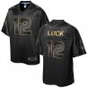 Cheap Andrew Luck Colts Jersey From China ProLine Black 2016 Gold Collection #12