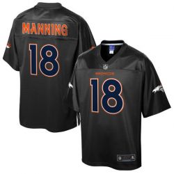 Cheap Peyton Manning Broncos Jersey From China ProLine Black Reverse Fashion #18