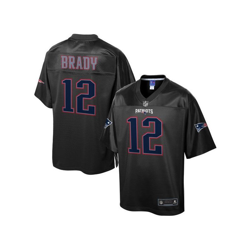Cheap Tom Brady Patriots Jersey From China ProLine Black Reverse Fashion #12