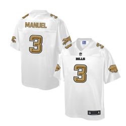 Cheap EJ Manuel Bills Jersey From China ProLine White #3