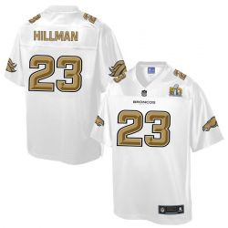 Cheap Ronnie Hillman Broncos Jersey From China ProLine White #23