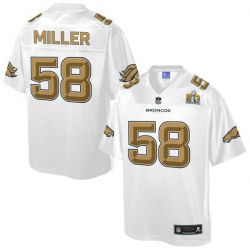 Cheap Von Miller Broncos Jersey From China ProLine White #58
