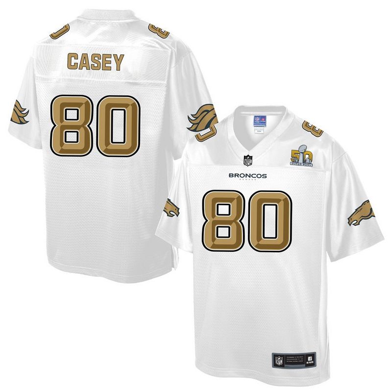 Cheap James Casey Broncos Jersey From China ProLine White #80