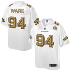 Cheap DeMarcus Ware Broncos Jersey From China ProLine White #94