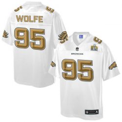Cheap Derek Wolfe Broncos Jersey From China ProLine White #95
