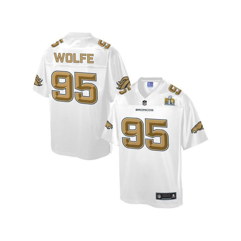 Cheap Derek Wolfe Broncos Jersey From China ProLine White #95