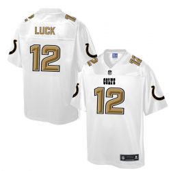 Cheap Andrew Luck Colts Jersey From China ProLine White #12