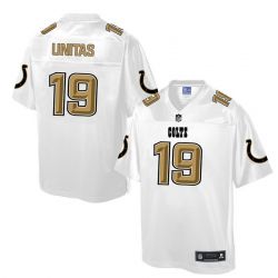 Cheap Johnny Unitas Colts Jersey From China ProLine White #19