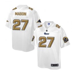 Cheap Tre Mason Rams Jersey From China ProLine White #27