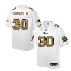 Cheap Todd Gurley II Rams Jersey From China ProLine White #30