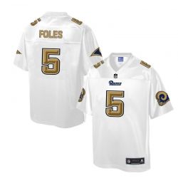 Cheap Nick Foles Rams Jersey From China ProLine White #5