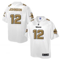 Cheap Charles Johnson Vikings Jersey From China ProLine White #12