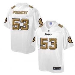 Cheap Maurkice Pouncey Steelers Jersey From China ProLine White #53