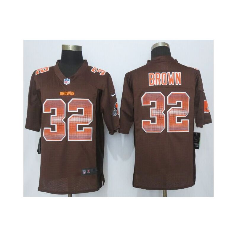 Cheap Jim Brown Browns Jersey From China Brown Strobe Limited #32