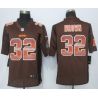 Cheap Jim Brown Browns Jersey From China Brown Strobe Limited #32