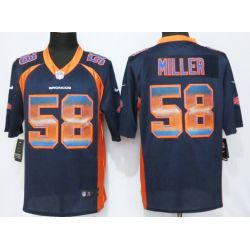 Cheap Von Miller Broncos Jersey From China Blue Strobe Limited #58