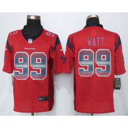 Cheap JJ Watt Texans Jersey From China Red Strobe Limited #99