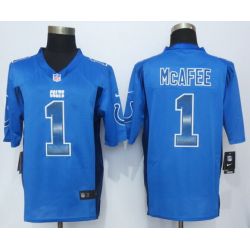 Cheap Pat Mcafee Colts Jersey From China Blue Strobe Limited #1