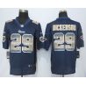 Cheap Eric Dickerson Rams Jersey From China Blue Strobe Limited #29