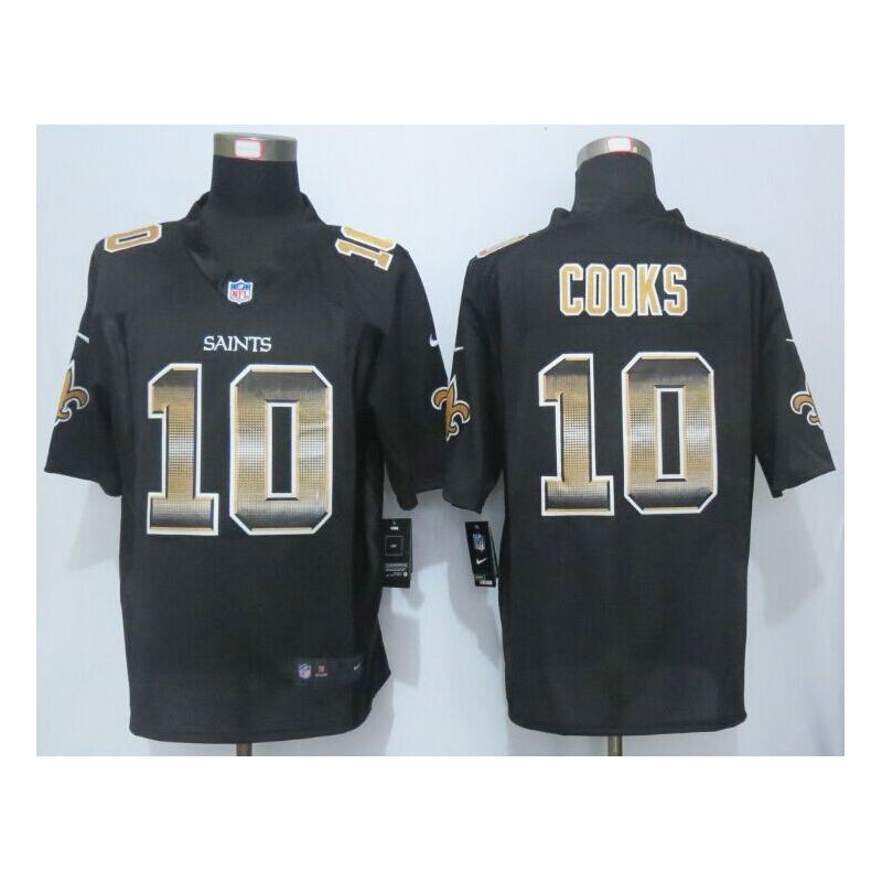 Cheap Brandin Cooks Saints Jersey From China Black Strobe Limited #10