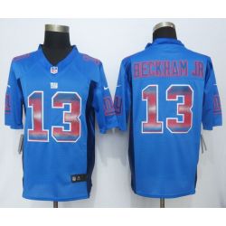 Cheap Odell Beckham JR Giants Jersey From China Blue Strobe Limited #13
