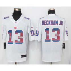 Cheap Odell Beckham JR Giants Jersey From China White Strobe Limited #13