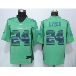 Cheap Marshawn Lynch Seahawks Jersey From China Green Strobe Limited #24