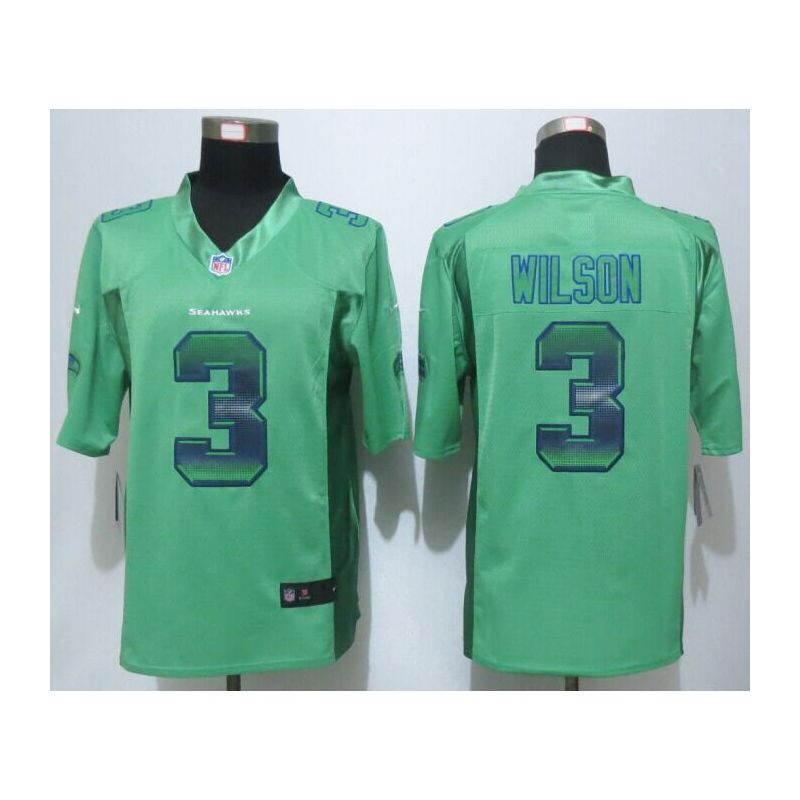 Cheap Russell Wilson Seahawks Jersey From China Green Strobe Limited #3