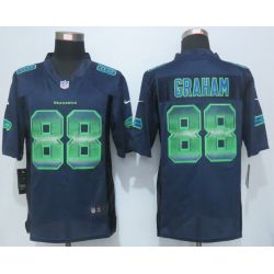 Cheap Jimmy Graham Seahawks Jersey From China Blue Strobe Limited #88