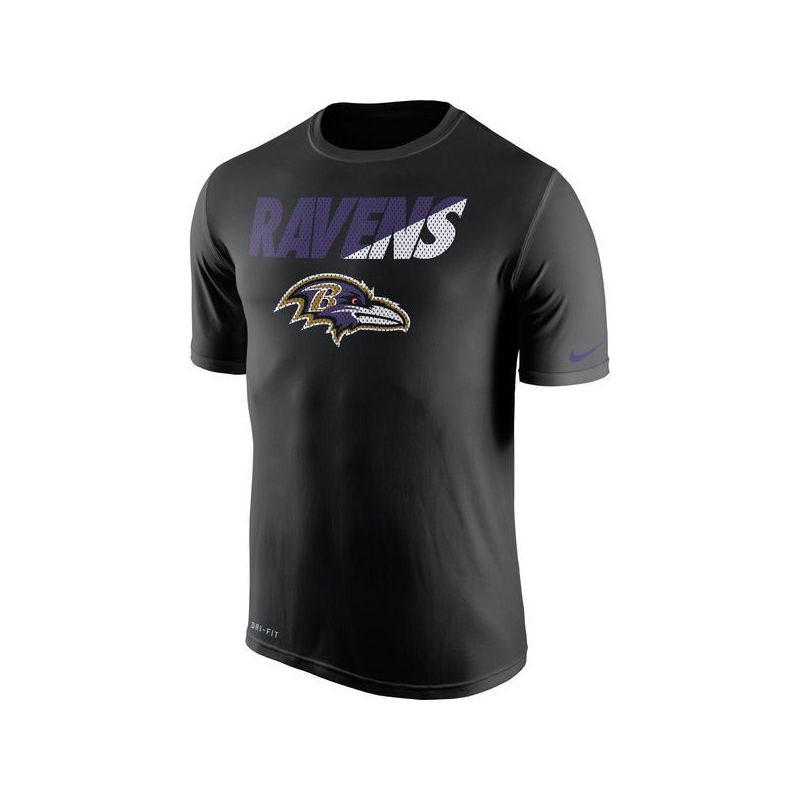 Cheap Ravens T-Shirt From China Black Legend Staff Practice Performance