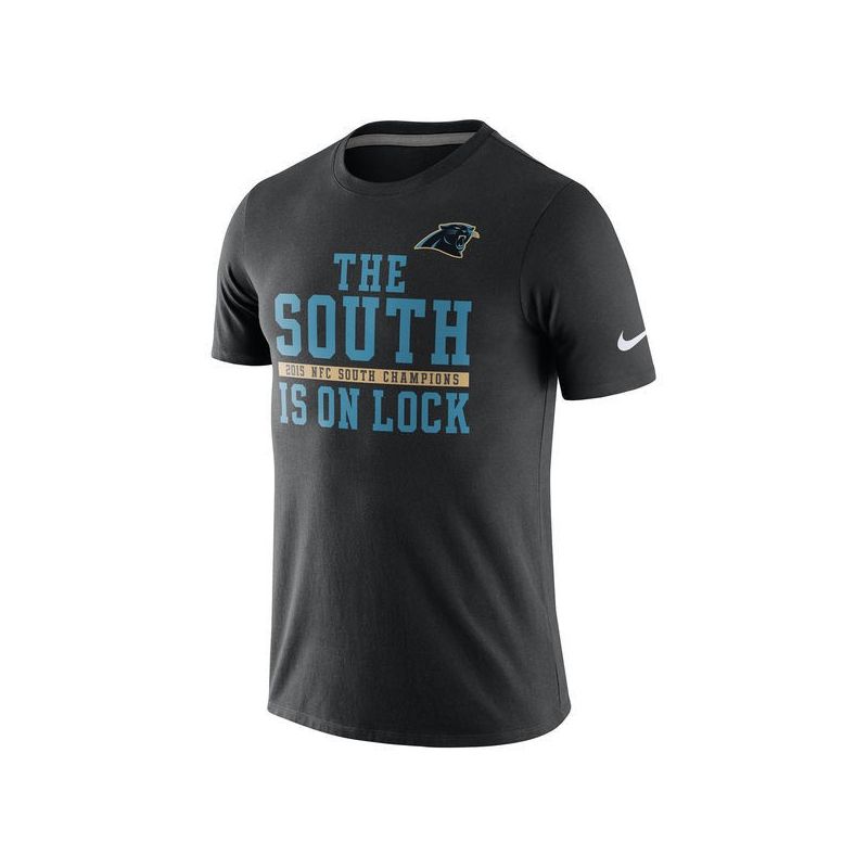 Cheap Panthers T-Shirt From China Black 2015 NFC South Division Champions