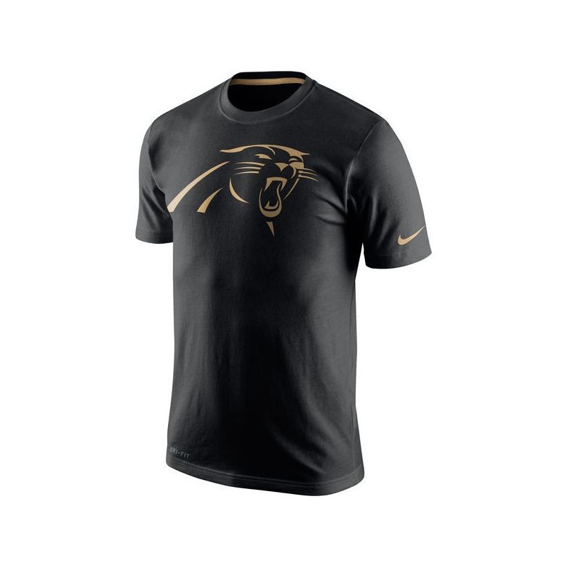 Cheap Panthers T-Shirt From China Black Championship Drive Gold Collection Performance