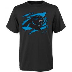 Cheap Panthers T-Shirt From China Black Ripped Off
