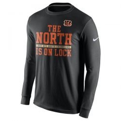 Cheap Bengals T-Shirt From China Black 2015 NFC North Division Champions